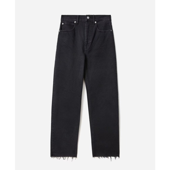 NWT Everlane The Way-High Jean Organic Cotton Black Size 33 Regular - Picture 4 of 9